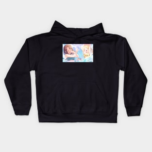 Hello Happy World - Beach Episode Kids Hoodie